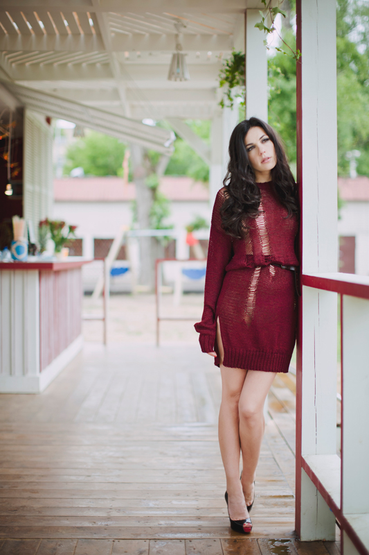 Снежина Кулова (Trendy Lab) в роли модели для Dasha Gauser.