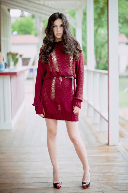 Снежина Кулова (Trendy Lab) в роли модели для Dasha Gauser.