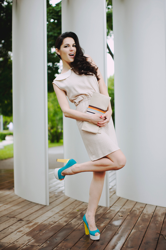Снежина Кулова (Trendy Lab) в роли модели для Dasha Gauser.